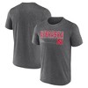 NCAA Nebraska Cornhuskers Men's Charcoal Heather Poly T-Shirt - 3 of 3