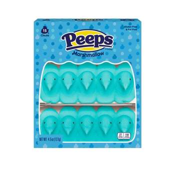Peeps Easter Blue Chicks - 4.5oz/15ct