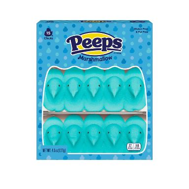 Peeps Easter Blue Chicks - 4.5oz/15ct