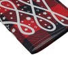 Unique Bargains Christmas Place Mats Linen Red Black White 13"x17.7" 2Pcs - 4 of 4