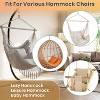 FDW Hammock Chair Stand Outdoor Solid Steel Heavy Duty Construction for Hanging Hammock, Hanging Stand Max Load 397 LBS - 4 of 4