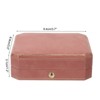 Unique Bargains Velvet Soft Touch Protective Jewelry Storage Box - 2 of 4
