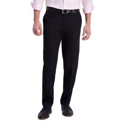 Haggar Men's Iron Free Premium Khaki Straight Fit Flat Front Pant