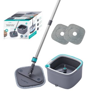 True & Tidy TrueClean Spin Mop & Bucket System - 1 of 4