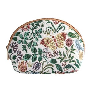 Signare USA Charles Voysey Spring Flower Cosmetic Make Up Bag - 1 of 4