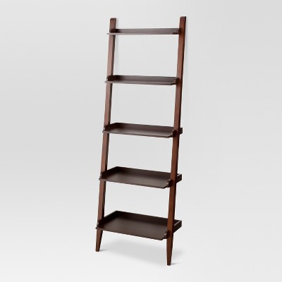 target white ladder bookshelf