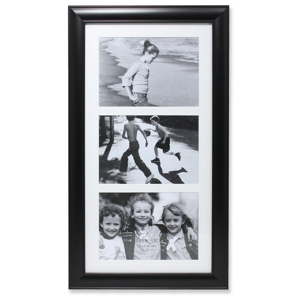 Photos - Photo Frame / Album 10.5" x 18.5" Triple Matted Black Collage Frame - Lawrence Frames