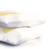 Deny Designs Standard April Lane Art Block Yellow Monogram N Microfiber Printed Pillow Sham - 3 of 3