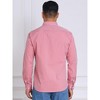 INSPIRE CHIC Men's Long Sleeve Point Collar Long Sleeve Patterned Shirt - 3 of 4