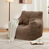 Hooseng Bean Bag Chair, Bean Bag Sofa Chair with Armrests, Fluffy and Lazy Sofa with backrest, Comfy Cozy BeanBag Chairs - 4 of 4