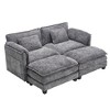 TiramisuBest Chenille fabric, Modular Sectional Sofa with Storage, Sideboard Buffet Style Design for Living Room - 2 of 4
