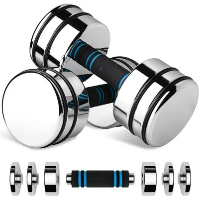 Neoprene Dumbbell Set with Color Codes, CAP Barbell Free Weights for Home Gym, Multiple Sizes & Colors
