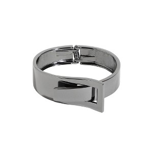 SOHI Women's Dark Silver Slider Buckle Bracelet - 1 of 4