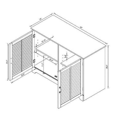 Target shuttered door tv hot sale stand