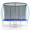 Trampoline 10FT with Enclosure & Ladder, ASTM Approved Heavy-Duty Outdoor Recreational Trampoline for Kids Adults, 440LB Capacity - 2 of 4