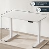 48 "x 24"Electric Standing Desk Adjustable Height Desk Home Office Computer Workstation Sit Stand up Desk - 2 of 4