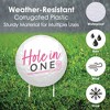 Big Dot of Happiness Golf Girl - Yard Sign and Outdoor Lawn Decorations - Pink Birthday Party or Baby Shower Yard Signs - Set of 8 - 3 of 4