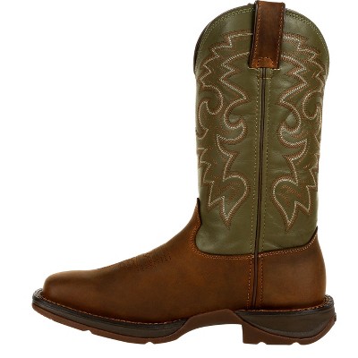 Men's Rebel by Durango Coffee & Cactus Pull-On Western Boot