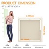 Fodoss Baby Playpen with Mat ，47 x 47 In Playpen for Babies and Toddlers, Indoor & Outdoor Activity Center, Safety Baby Fence - 2 of 4
