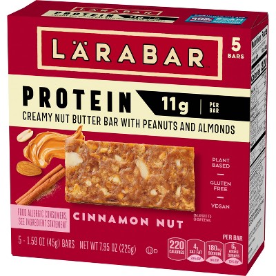 Larabar Cinnamon Nut Protein Bar - 7.95oz/5ct
