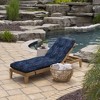 ARDEN Outdoor Plush Modern Tufted Chaise Cushion, 76 x 22, Tufted Cushion for Chaise Lounger - 2 of 4