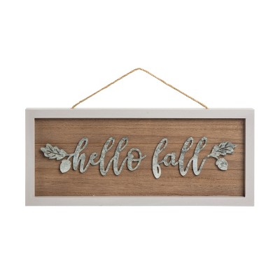 Transpac Wood 15.75 in. Multicolored Harvest Dimensional Sign