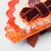 Thanksgiving Turkey Claw Hair Clip - Brown/Orange - 3 of 3