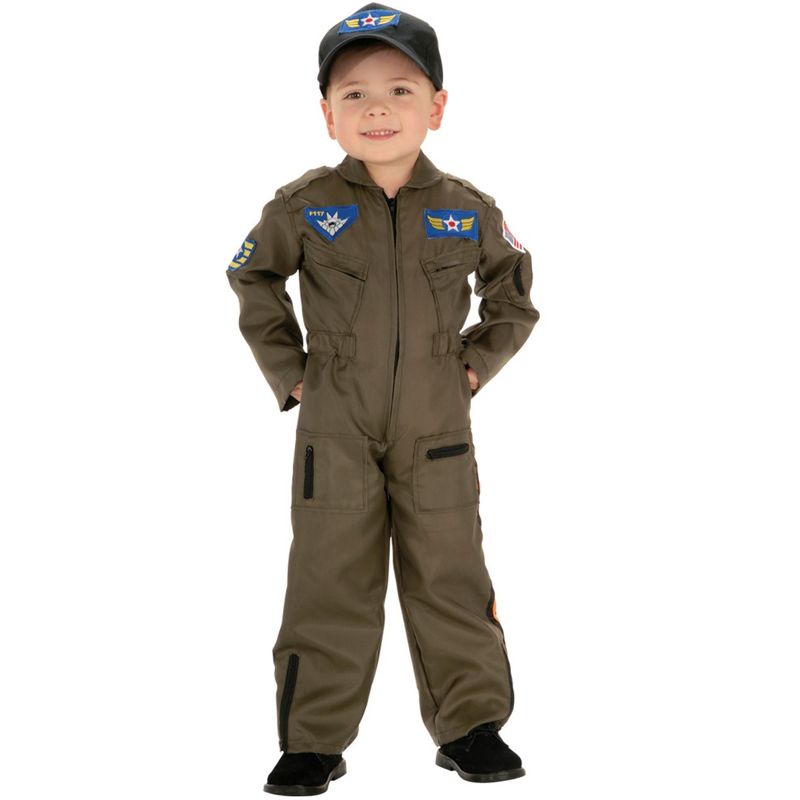 Rubies Boys Jr. Fighter Pilot Costume, 2 of 5