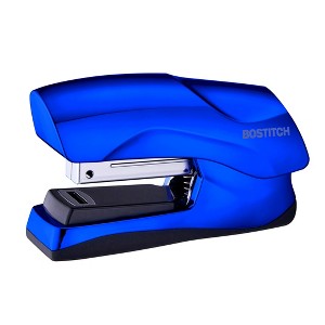 Bostitch Flat Clinch Stapler, 40 Sheets, Metallic Blue - 1 of 4