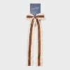 Long Lace Suede Bow Hair Clip - Universal Thread™ Brown - 2 of 3