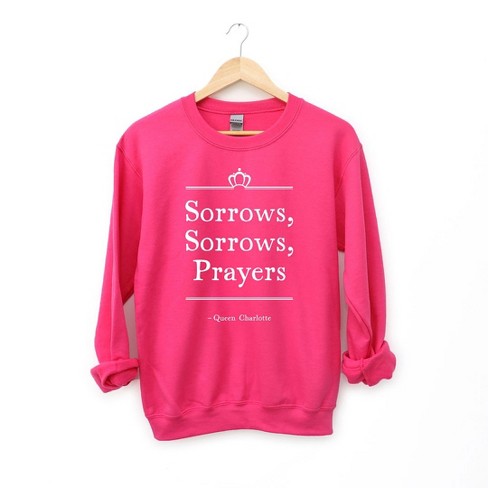 Simply Sage Market Women's Graphic Sweatshirt Sorrows Sorrows Prayer - image 1 of 3