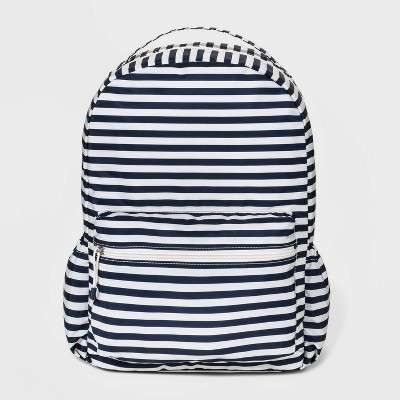 target striped backpack