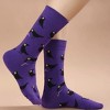 Crow Socks the Sock Panda (Women's Sizes, Adult Medium) - 2 of 4