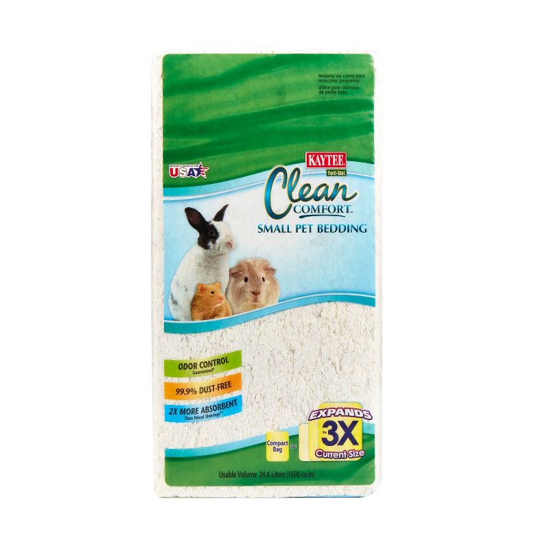 Kaytee Clean Comfort Small Pet Bedding White - 24.6L, 1 of 8