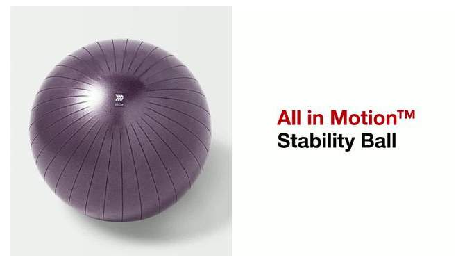Stability Ball - All in Motion™, 2 of 8, play video