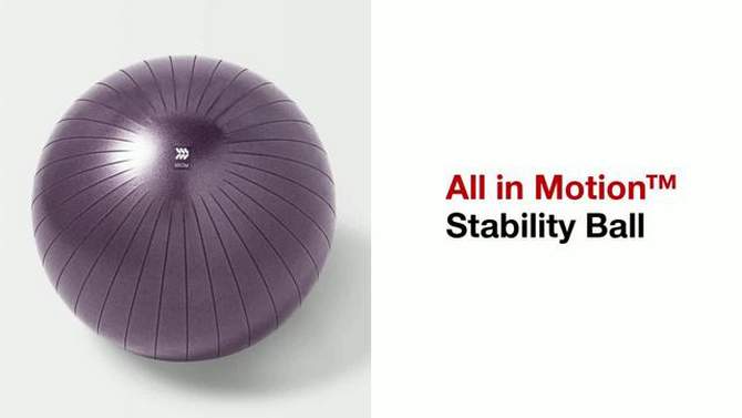 Stability Ball - All in Motion™, 2 of 8, play video
