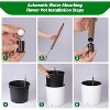 19.5" Tall Round Planters Set of 2,Large Indoor/Outdoor Self-Watering Flower Pots with Built-in Drainage,Water Level Monitor & Wheels for Patio,Porch - 4 of 4