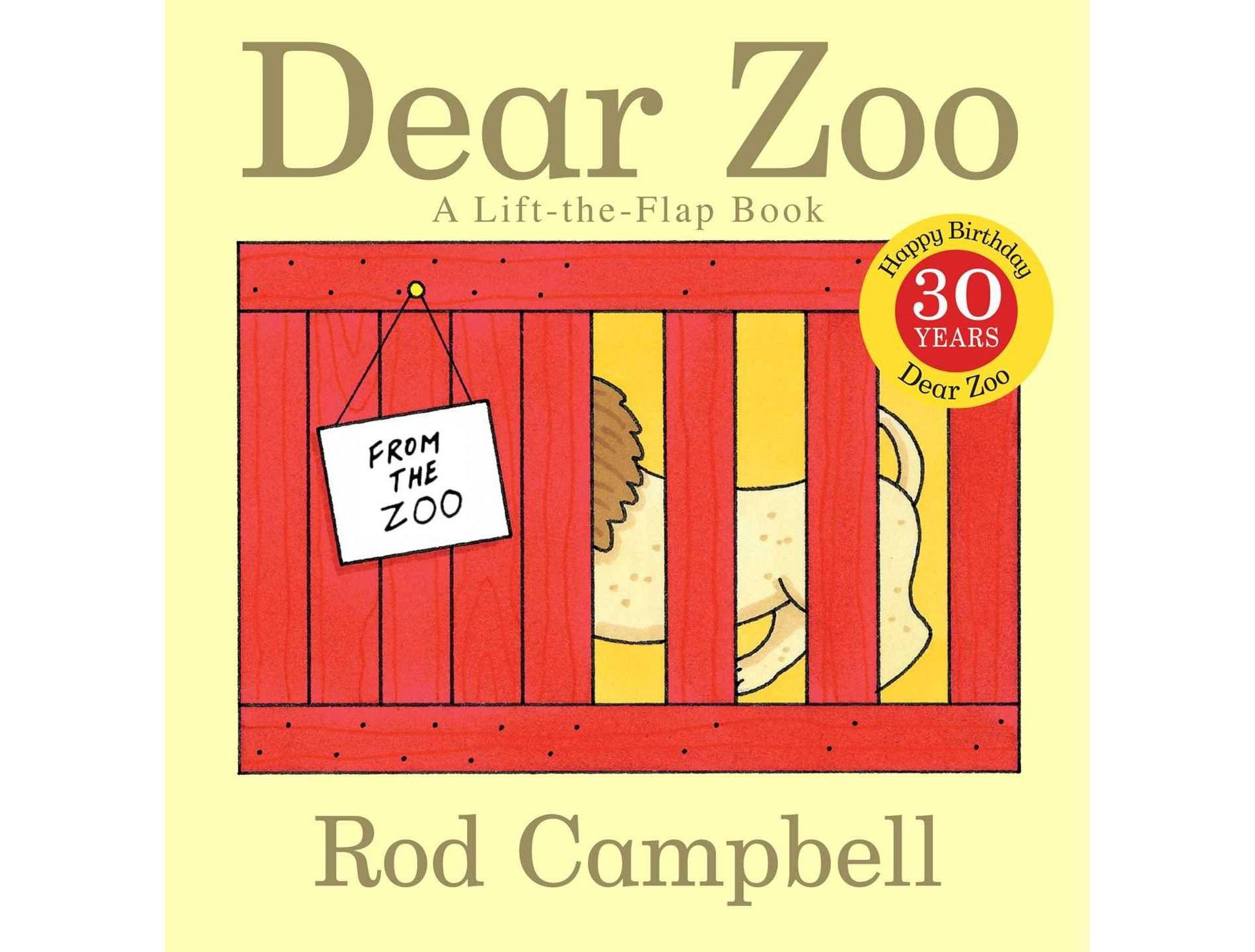 Dear Zoo 25 Years Anniversary Edition (Board Book) by Rod Campbell
