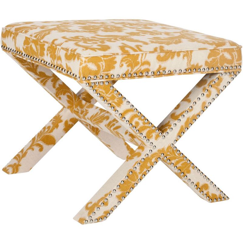 Palmer Ottoman with Nail Heads  - Safavieh, 3 of 5