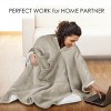 Tirrinia Fleece Wearable Blanket Super Soft Comfy Plush Fleece  for Women Men Throw Wrap Cover Indoors or Outdoors , 55''x 80'' - 2 of 4