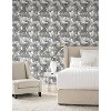 RoomMates Ginkgo Leaves Black Peel and Stick Wallpaper: Removable Vinyl, Self-Adhesive, Modern Floral Botanical Design - 2 of 4