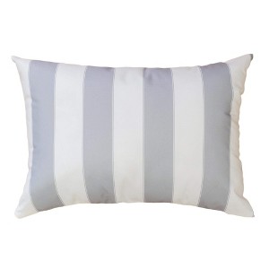 TopComfy Support Pillow Outdoor Water Resistant Soft Cozy for Patio and Indoors, Silver, 17"*17"*10" - 1 of 4