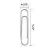 Staples Smooth Paper Clips Jumbo Silver 100/Box 10 Boxes/Pack (A7026605/72578) ST72578/A70266 - 4 of 4