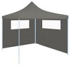 VidaXL Gazebo Sidewalls with Windows 2 pcs Anthracite - 3 of 4
