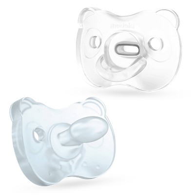 Medela Baby Soft Silicone Pacifier - Blue 0-6 Months 2pk