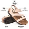 Aerothotic - Ares Comfortable Memory Foam Leather Platform Sandals with Arch Support - 2 of 4