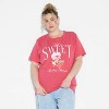 Women's Strawberry Shortcake Short Sleeve Graphic T-Shirt - Cherry Red - 2 of 3