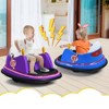 Infans 6V Kids Ride On Bumper Car Vehicle 360° Spin Race Toy w/ Remote Control Purple - 2 of 4