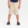 OshKosh B'gosh Toddler Boys' Button Down Top and Woven Shorts Set - Navy Blue/Khaki - 4 of 4