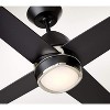 Emerson Zeke 54" Barbeque Black Ceiling Fan LED Light with Barbeque Black Blades & 4-Speed Wall Control - 3 of 4